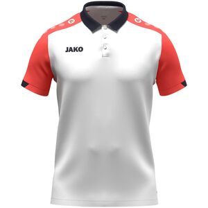 Jako Polo Dynamic - wei�/coral/marine
