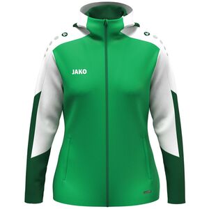 Jako Kapuzenjacke Dynamic Damen - gr�n/wei�/dunkelgr�n