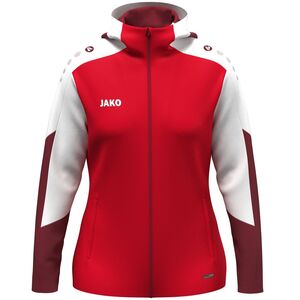 Jako Kapuzenjacke Dynamic Damen - rot/wei�/dunkelrot