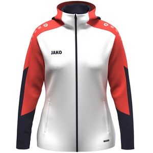 Jako Kapuzenjacke Dynamic Damen - wei�/coral/marine