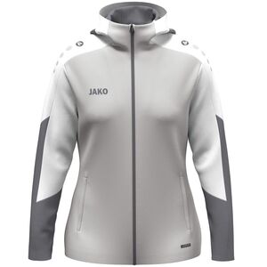 Jako Kapuzenjacke Dynamic Damen - hellgrau/wei�/grau