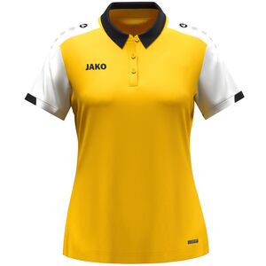 Jako Polo Dynamic Damen - gelb/wei�/schwarz