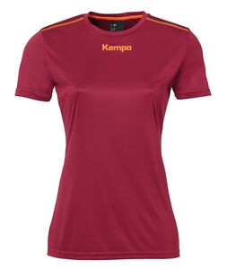 Kempa Poly Shirt Women - deep rot