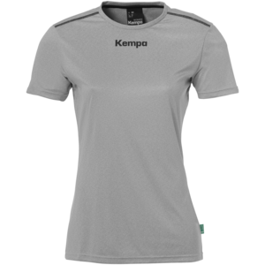Kempa Poly Shirt Women - dark grau melange