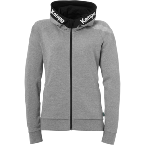 Kempa Core 26 Hood Jacket Women - dark grau melange