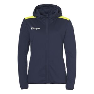 Kempa Emotion 27 Kapuzenjacke Damen - marine/fluo gelb