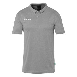 Kempa Poly Polo Shirt - dark grau melange