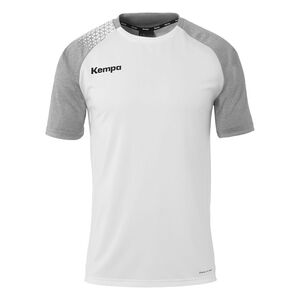 Kempa Ambition 28 Shirt - wei�/dark grau melange