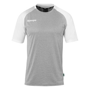Kempa Ambition 28 Shirt - dark grau melange/wei