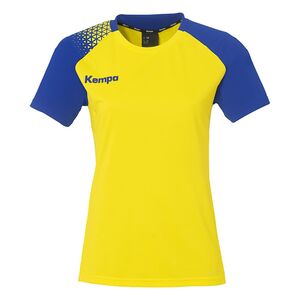 Kempa Ambition 28 Shirt Damen - limonengelb/royal