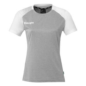 Kempa Ambition 28 Shirt Damen - dark grau melange/wei�