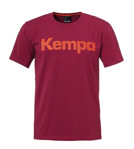Kempa Graphic T-Shirt - deep rot