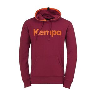Kempa Graphic Hoody - deep rot