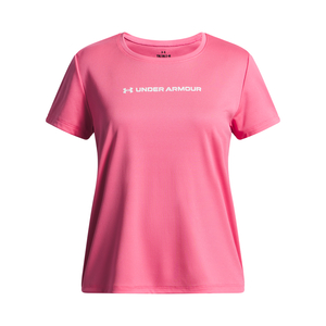 Under Armour Tech Wordmark Graphic Ss - super pink