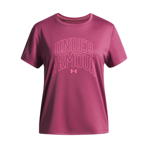 Under Armour Tech Varsity Graphic Ss - fuchsia dusk