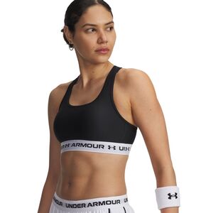 Under Armour Crossback Mid Bra - black