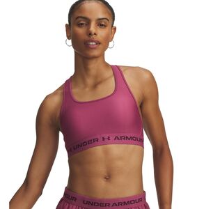 Under Armour Crossback Mid Bra - fuchsia dusk