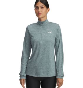 Under Armour Tech 1/2 Zip- Twist - jasper blue