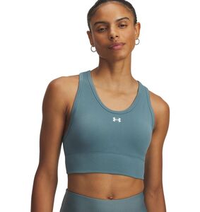 Under Armour Vanish Seamless Mid Bra - jasper blue