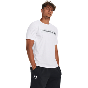 Under Armour Ua Camo Chest Stripe Ss - white