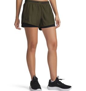 Under Armour Tech Play Up 2In1 Shorts - expedition green