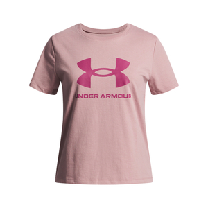 Under Armour Ua Big Logo Ss - tourmaline pink