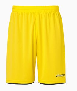 Uhlsport Club Shorts - limonengelb/schwarz