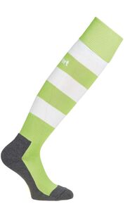 Uhlsport Team Pro Essential Stripe Socks - flash gr�n/wei�