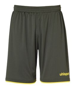 Uhlsport Club Shorts - dark olive/fluo gelb