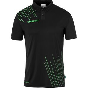 Uhlsport Score 26 Poly Polo - schwarz/fluo gr�n
