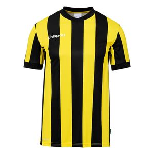 Uhlsport Retro Stripe Shirt Kurzarm - schwarz/limonengelb