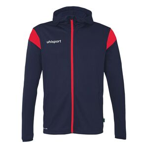 Uhlsport Squad 27 Track Hood Jacke - marine/rot