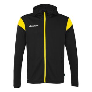 Uhlsport Squad 27 Track Hood Jacke - schwarz/limonengelb