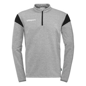 Uhlsport Squad 27 1/4 Zip Top - dark grau melange/schwarz