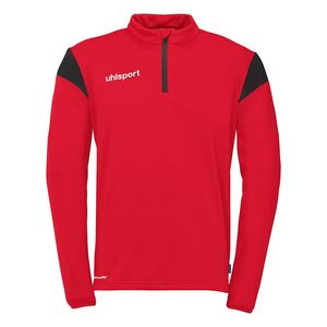 Uhlsport Squad 27 1/4 Zip Top - rot/schwarz