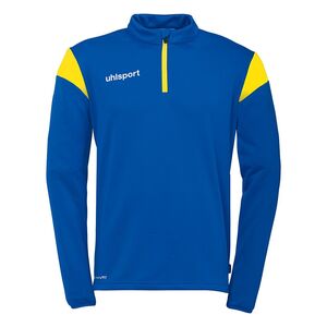 Uhlsport Squad 27 1/4 Zip Top - azurblau/limonengelb