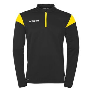 Uhlsport Squad 27 1/4 Zip Top - schwarz/limonengelb