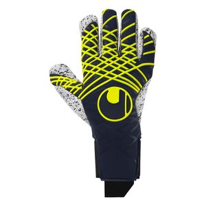 Uhlsport Prediction Supergrip+ Finger Surround - marine/wei/fluo gelb