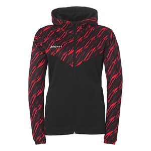 Uhlsport Progressive 28 Multi Hood Jacke Damen - schwarz/rot