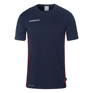 Uhlsport Progressive 28 Poly Shirt Kurzarm - marine/rot