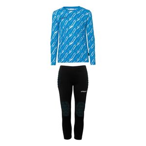Uhlsport Progressive Torwart Set Junior - cyan/wei