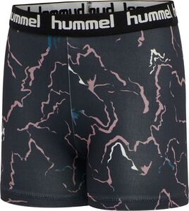 Hummel hmlMIMMI TIGHT SHORTS - CAVIAR/TWILIGHT MAUVE