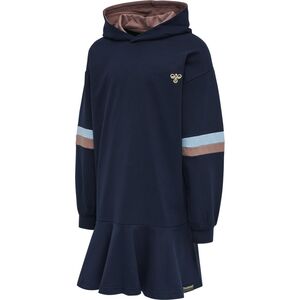 Hummel hmlBEVERLY HOODIE DRESS - BLACK IRIS