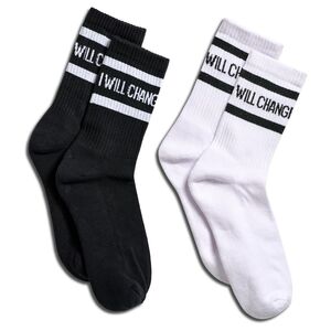 Hummel stsCARBON SOCKS 2PK - BLACK/WHITE - One Size - black/white