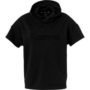 Kempa HOOD SHIRT WOMEN BLACK & WHITE - schwarz