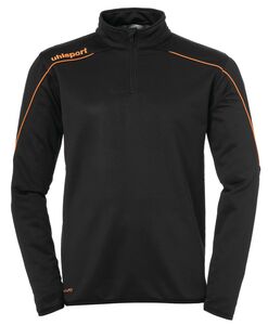 Uhlsport Stream 22 1/4 ZIP TOP - schwarz/fluo orange