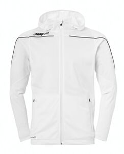 Uhlsport Stream 22 TRACK HOOD JACKET - wei�/schwarz