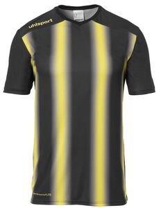 Uhlsport STRIPE 2.0 TRIKOT KURZARM - schwarz/limonengelb