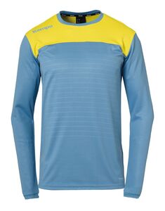 Kempa EMOTION 2.0 LANGARMSHIRT - dove blau/limonengelb