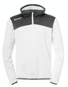 Kempa EMOTION 2.0 QUARTER ZIP HOODY - wei�/anthra